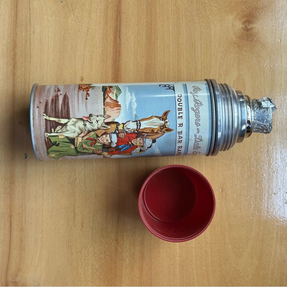 Vintage Roy Rogers and Dale Evans 1950’s Lunchbox and Thermos - Picture 12 of 15